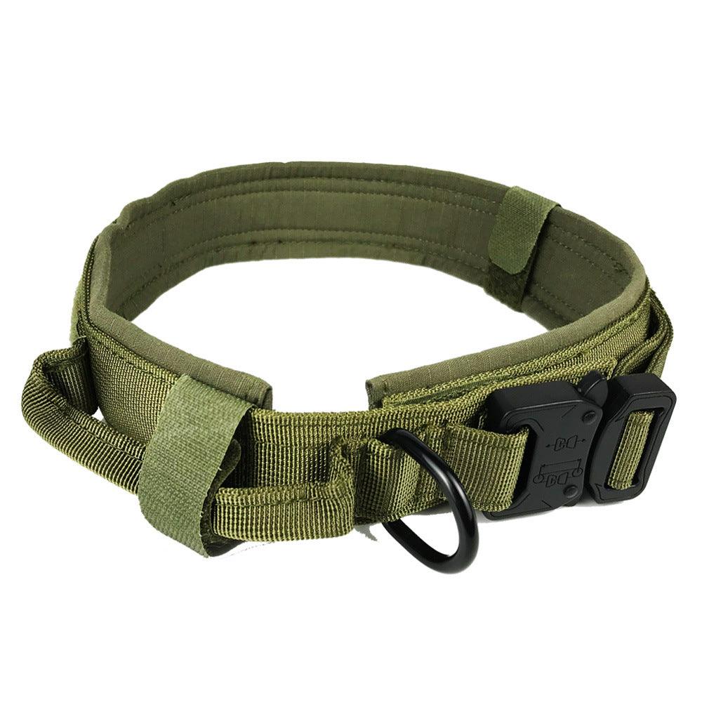 Tactical Nylon Dog Collar With Double Protection-1