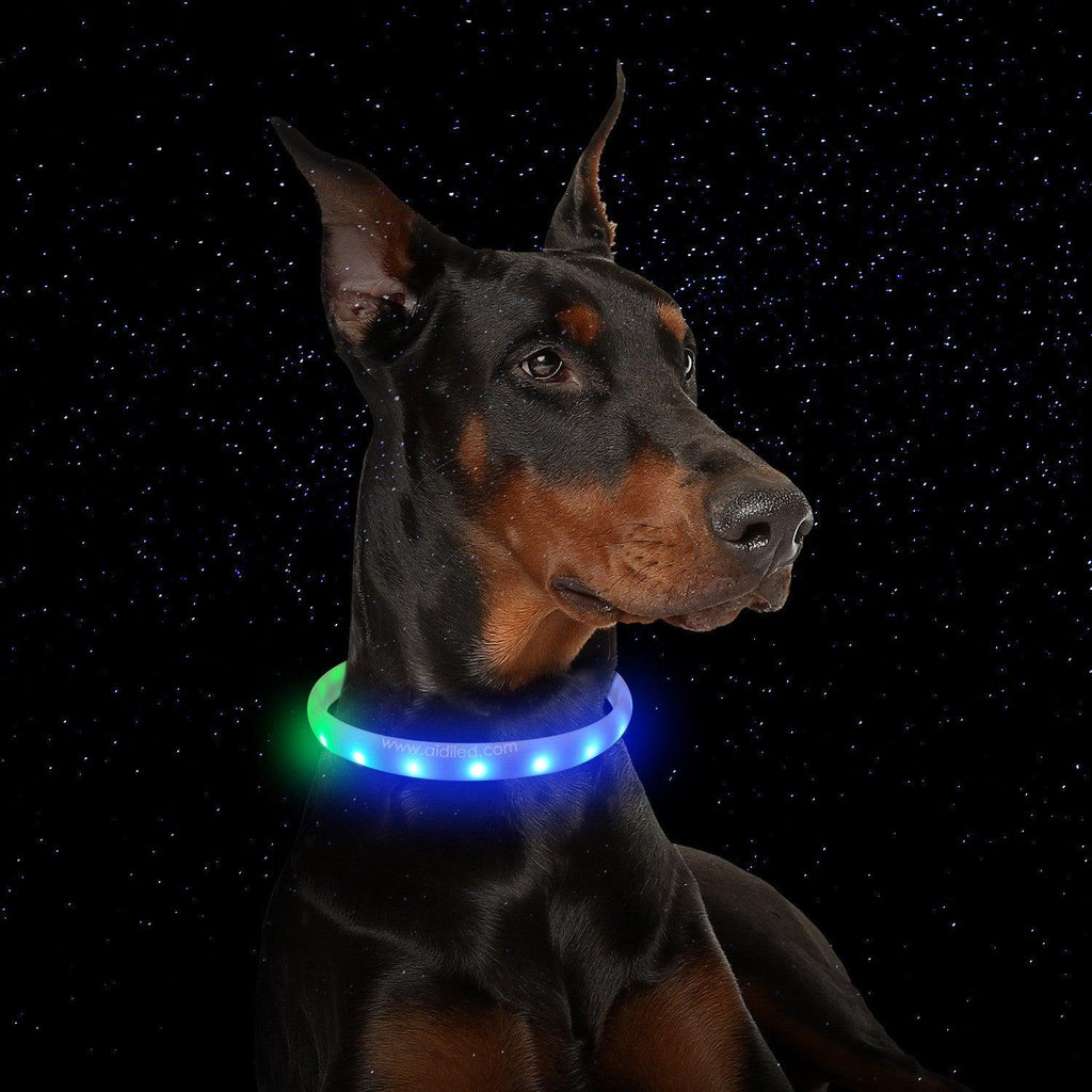 Usb Rechargeable Led Dog Collar: Keep Your Pet Safe And Stylish At Night!-4
