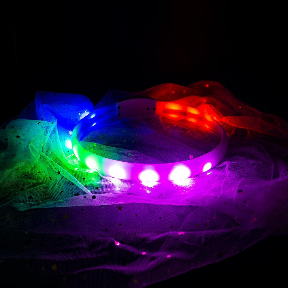 Usb Rechargeable Led Dog Collar: Keep Your Pet Safe And Stylish At Night!-1