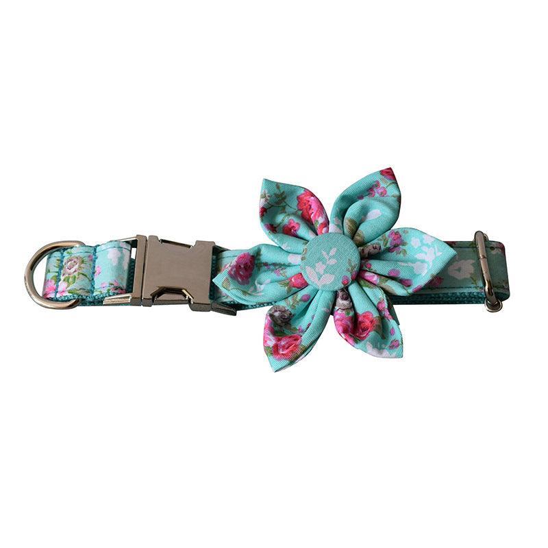 Rose Garden Dog Collar And Leash Set-4