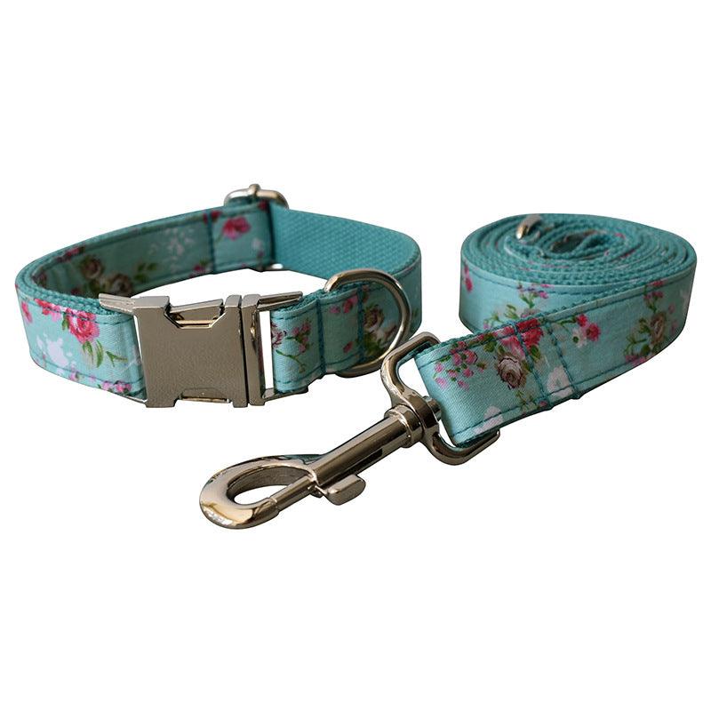 Rose Garden Dog Collar And Leash Set-6