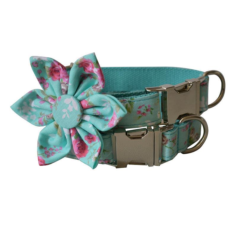Rose Garden Dog Collar And Leash Set-3