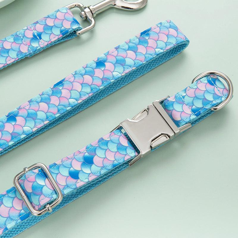 Mermaid Magic Pet Collar Leash Set-3