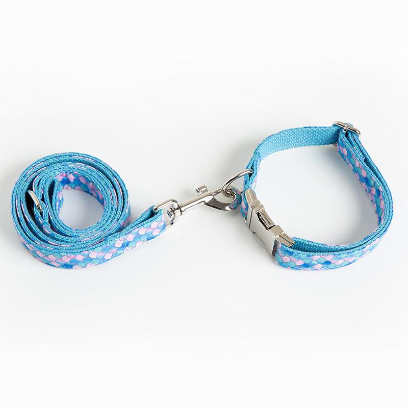Mermaid Magic Pet Collar Leash Set-4