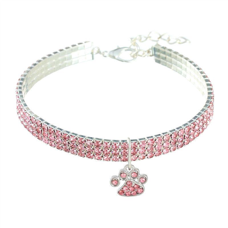 Elegant Diamond Mix Pet Collar - Stylish Collar For Dogs And Cats-1