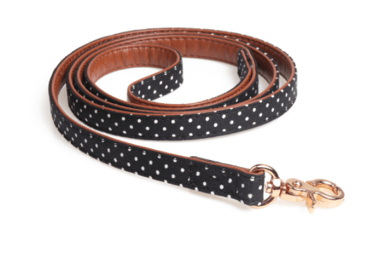 Polka Dot Pet Fashion Set: Triangle Scarf Collar, Bowknot Collar, And Leash-4