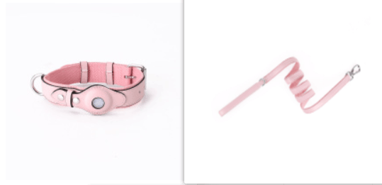 Pet Collar Tracker Cover - Stylish Leather Protection For Airtag-13