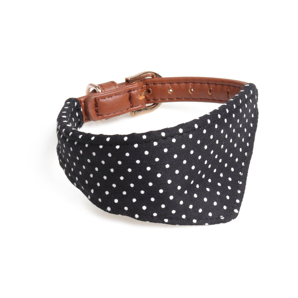 Polka Dot Pet Fashion Set: Triangle Scarf Collar, Bowknot Collar, And Leash-11
