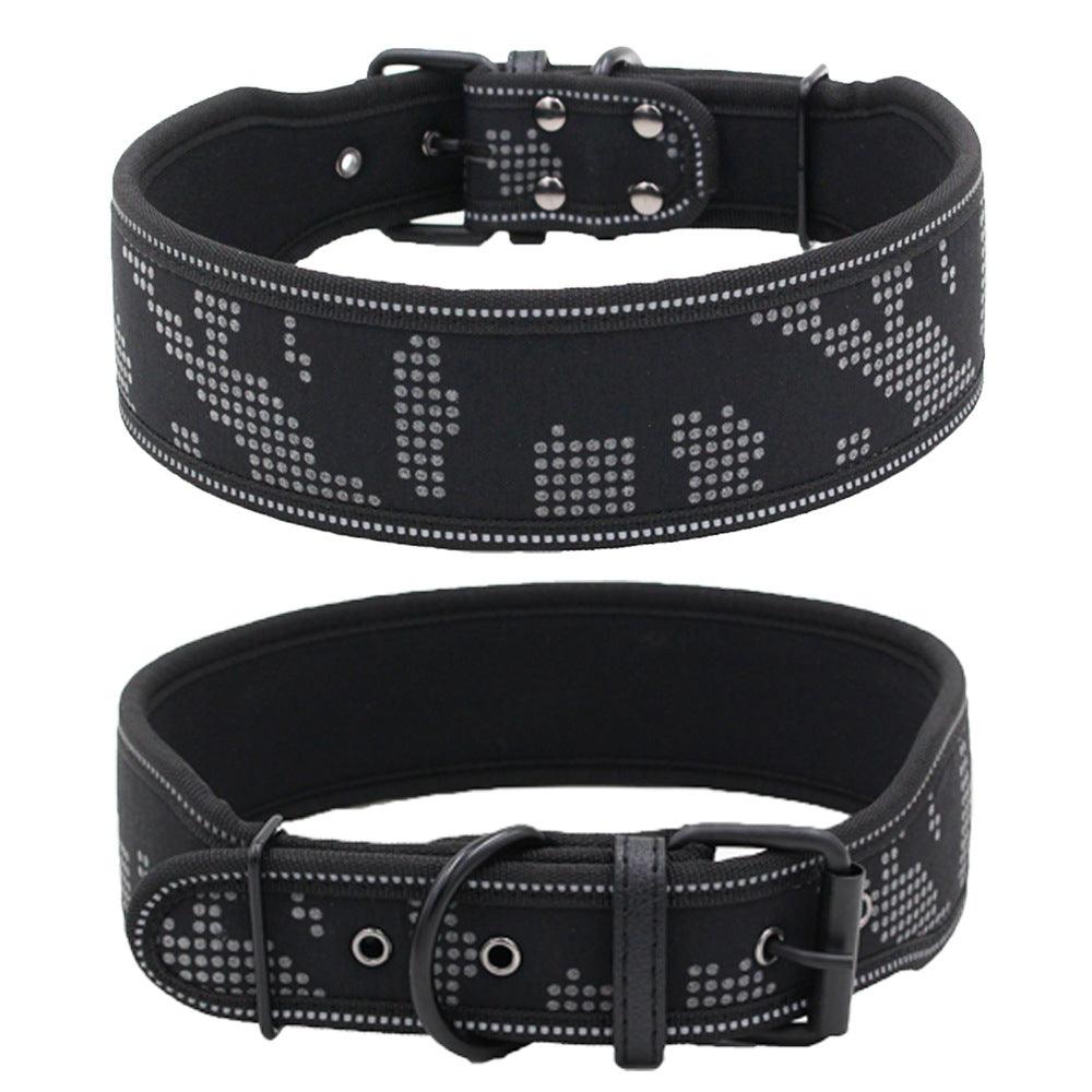 Reflective Camouflage Adventure Dog Collar-5