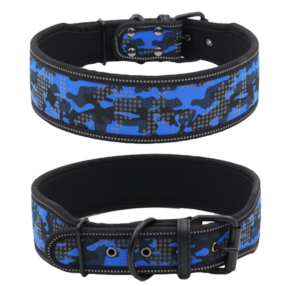 Reflective Camouflage Adventure Dog Collar-7